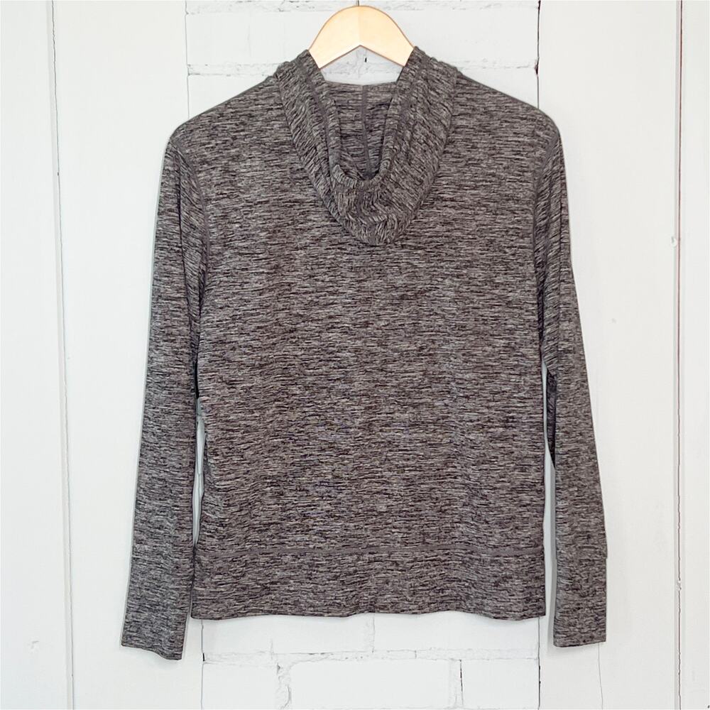 Vuori Halo Performance Hoodie Charcoal Heather Gray Women's Small - Picture 4 of 7